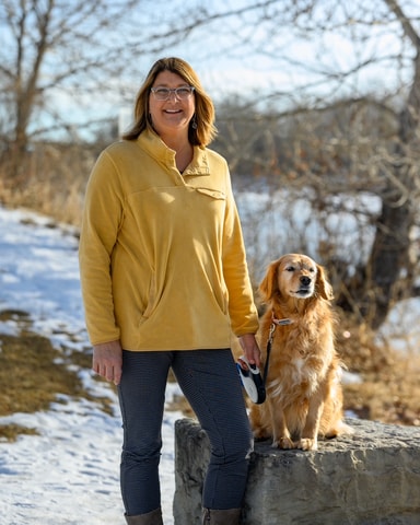 Dr. Jodi with a patient